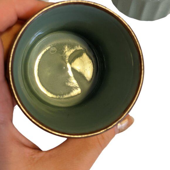 Vintage Ceramic Tea Set 2 Cups 1 Teapot Chinese Blue Floral Summer Kitchen - Picture 5 of 11